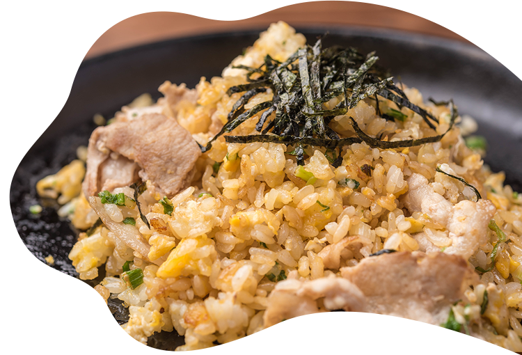 豚バラチャーハン
